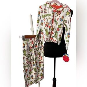 Dr. Seuss Grinch Kids Pajama Set – Size 4 | Holiday Christmas PJs | NWT